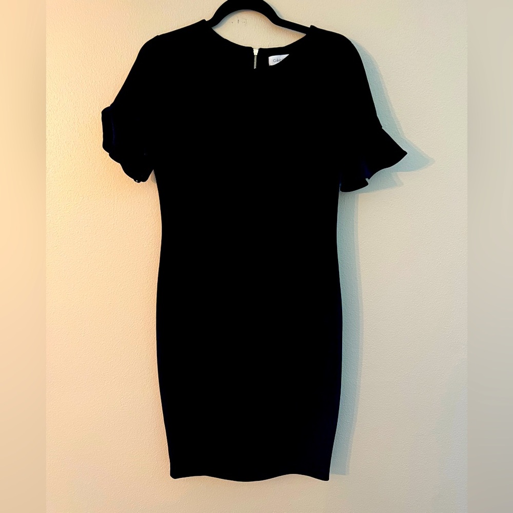Black Calvin Klein Dress, Size 10. Great Condition.